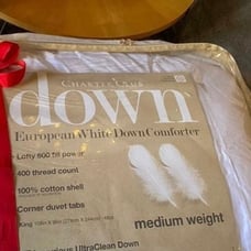 Charter club down conforter medim weight