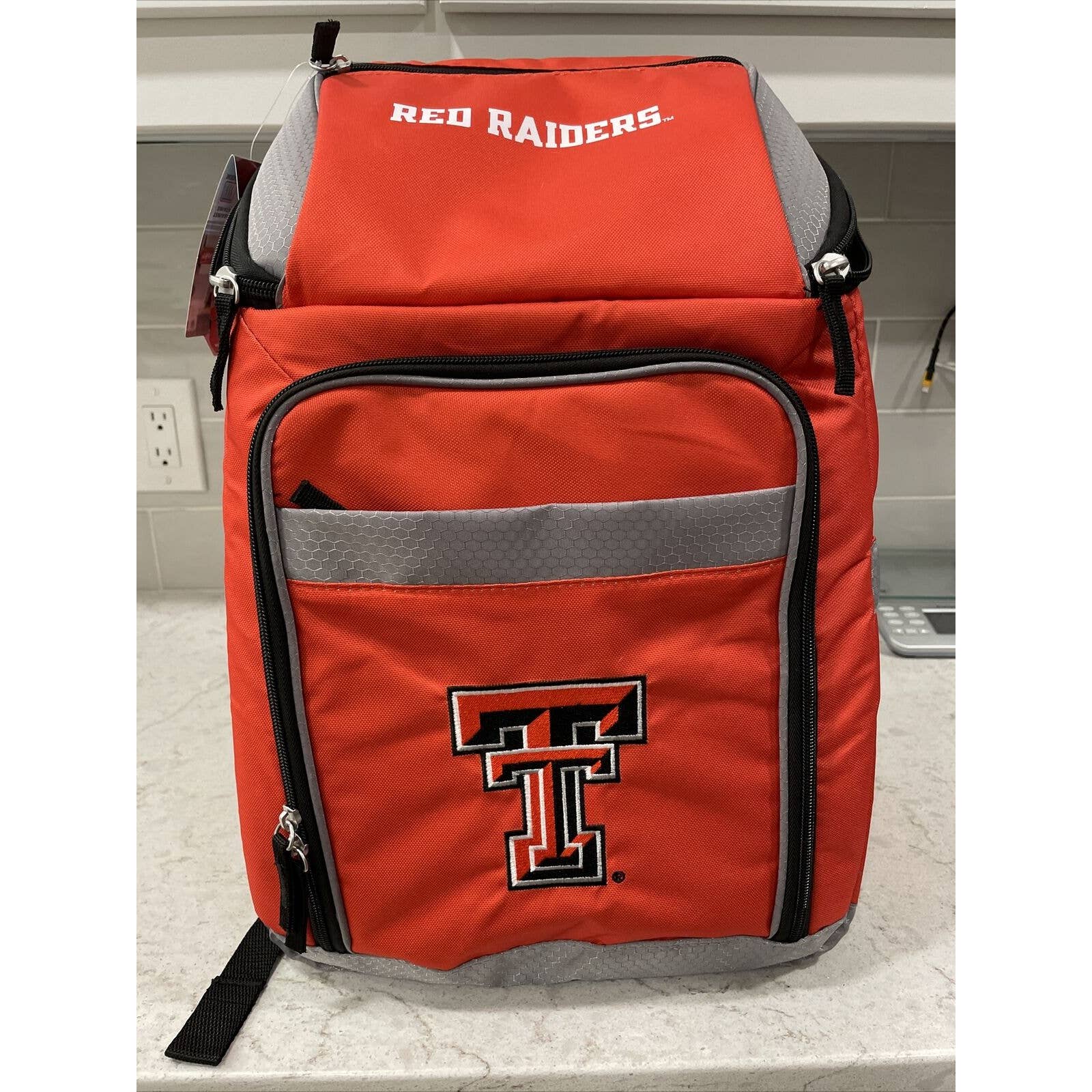 TEXAS TECH RED RAIDERS 32 Can Backpack Cooler Rawlings Stadium Tailgate Sports