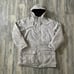 Vintage LL Bean Plaid Flannel Lined Trench Coat With Hood Size Large
