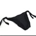 LAST ONE Women's Triangle Bikini top and bottom, Black X bikini, M