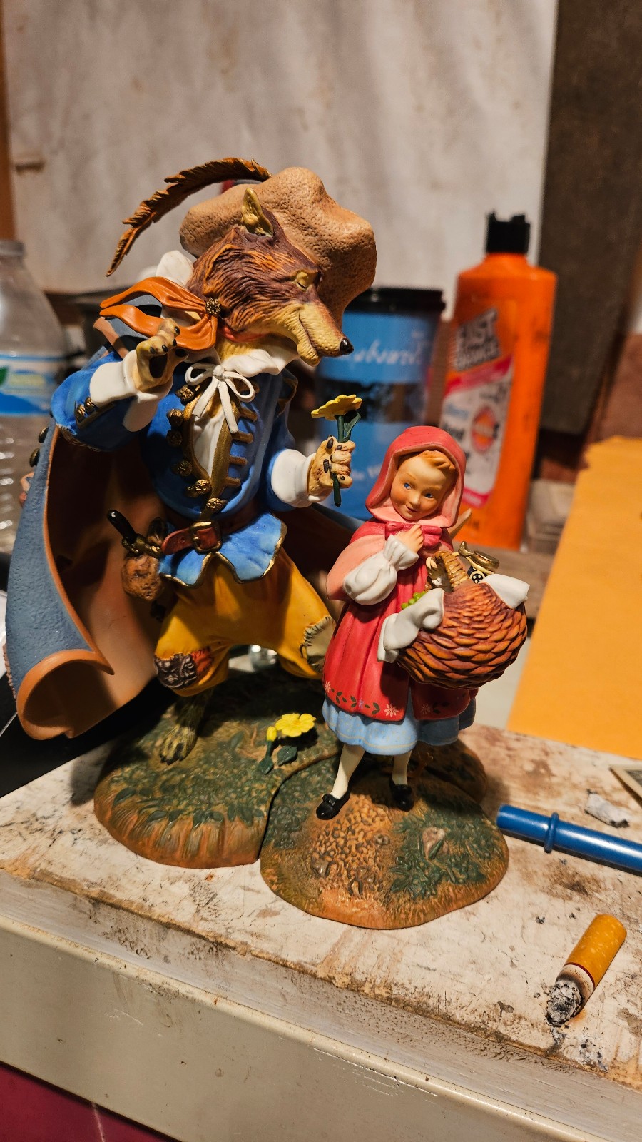 Greenwich Workshop Collection Scott Gustafson Little Red Riding Hood & the Wolf
