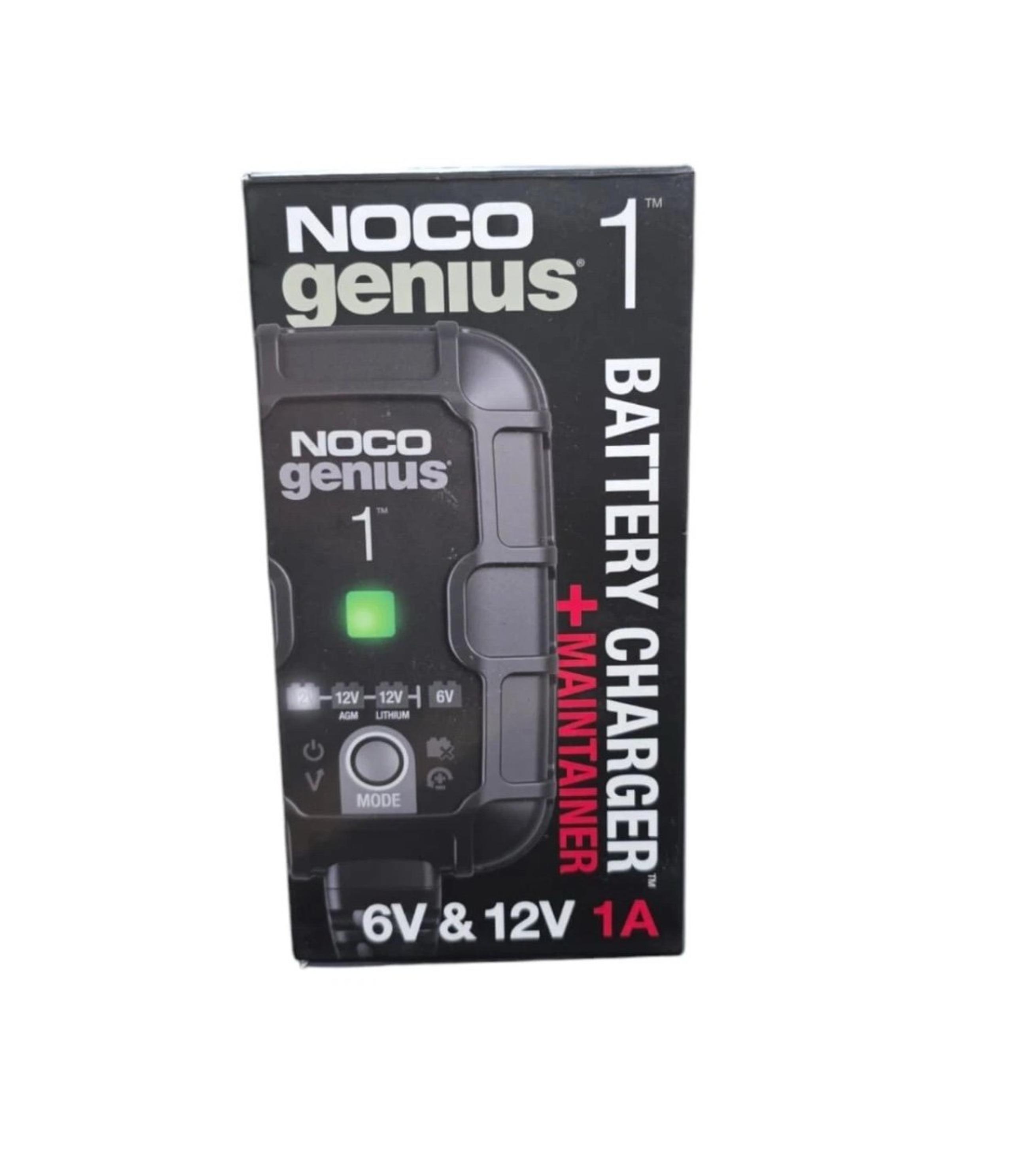NOCO GENIUS1 6V/12V 1A Smart Battery Charger, Trickle Charger and Maintainer