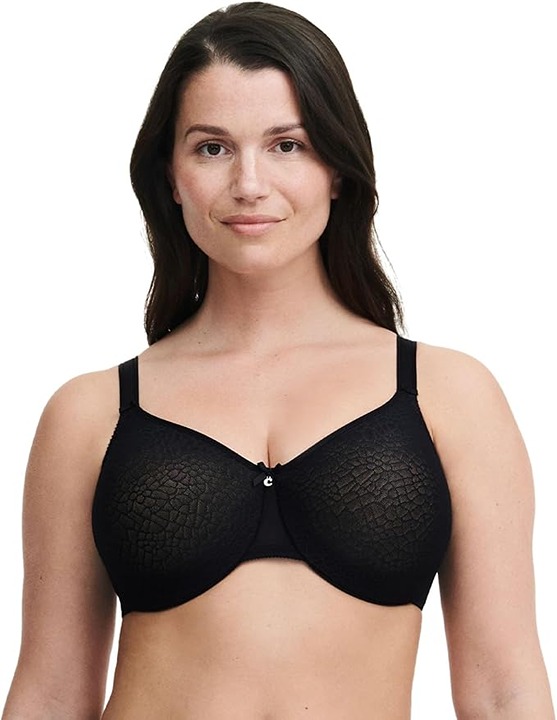 NWOT Chantelle Women's C Magnifique Seamless Unlined Minimizer, Black, SZ 34I