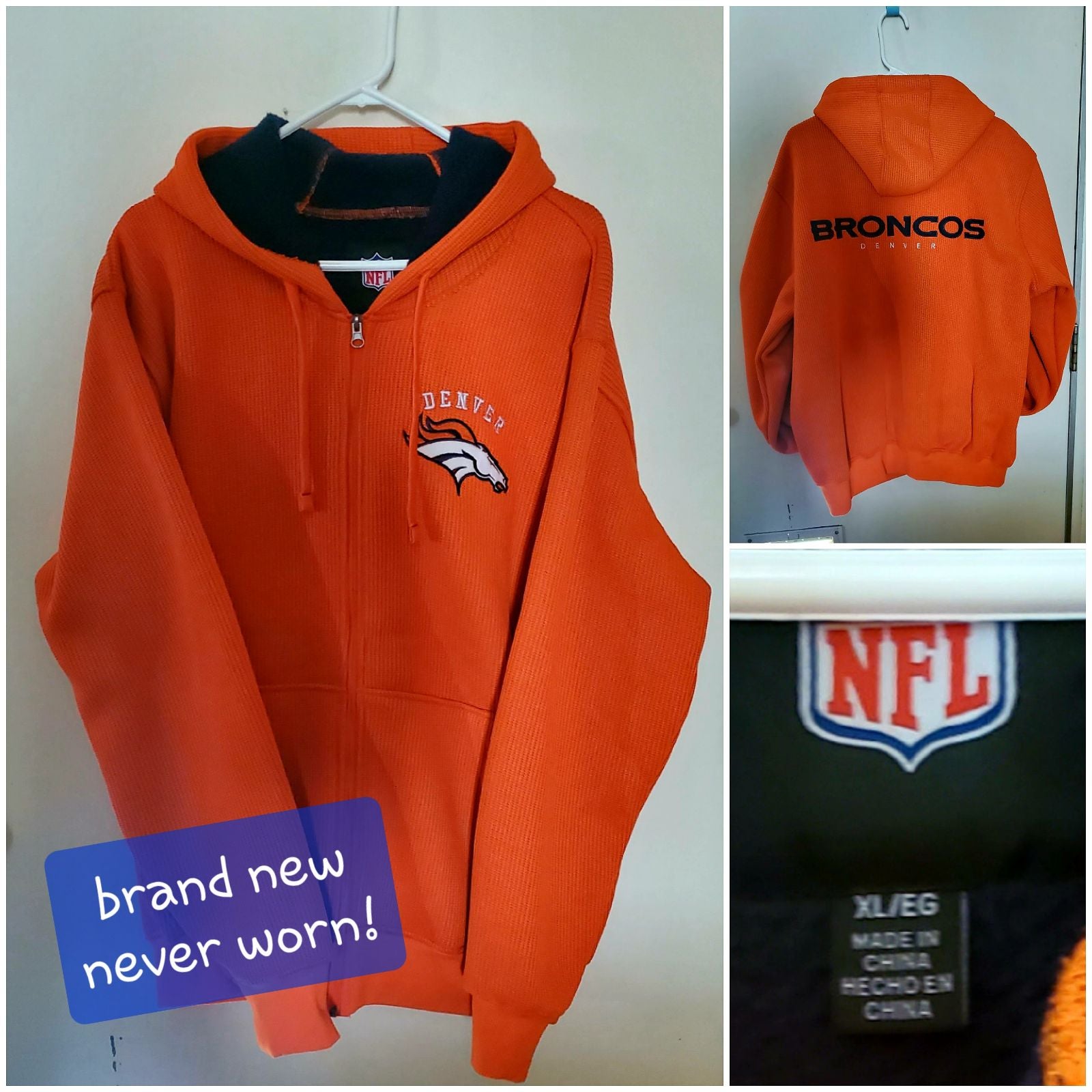 Denver Broncos Jacket and blanket