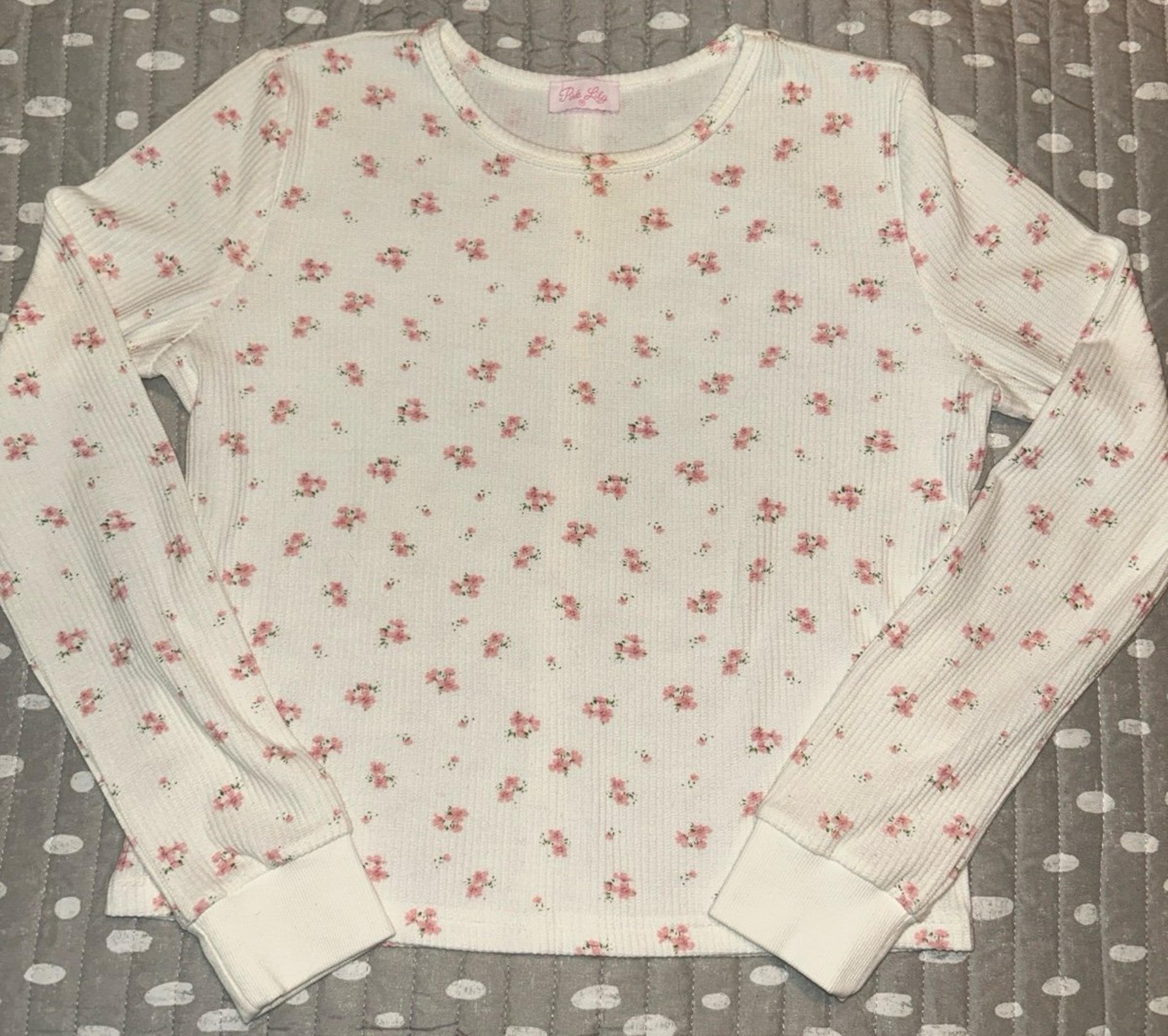 Floral Thermal top from Pink Lily