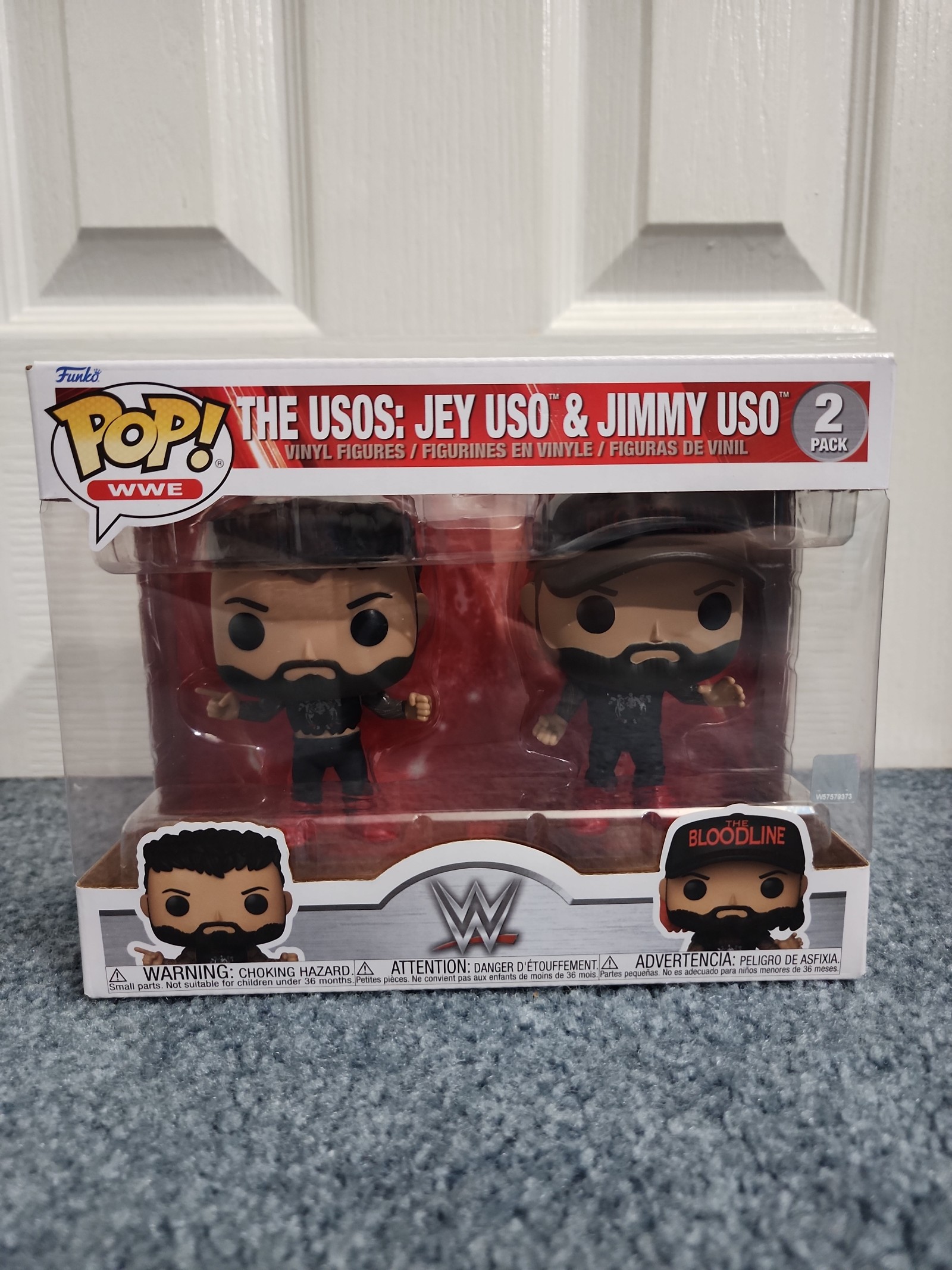 Funko Pop WWE The Usos: Jey Uso & Jimmy Uso-2 Pack (black outfits)