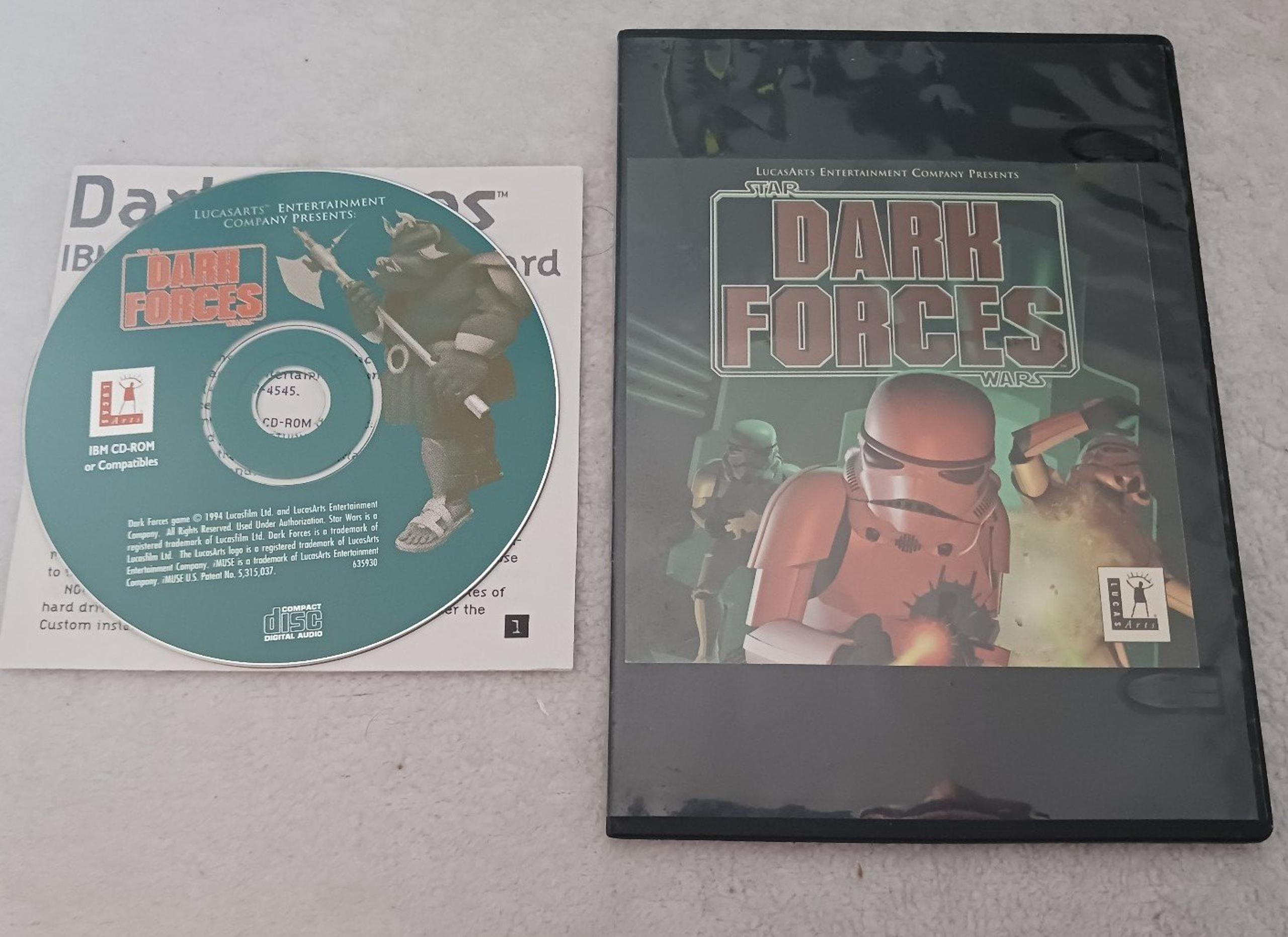 STAR WARS dark forces WINDOWS PC game