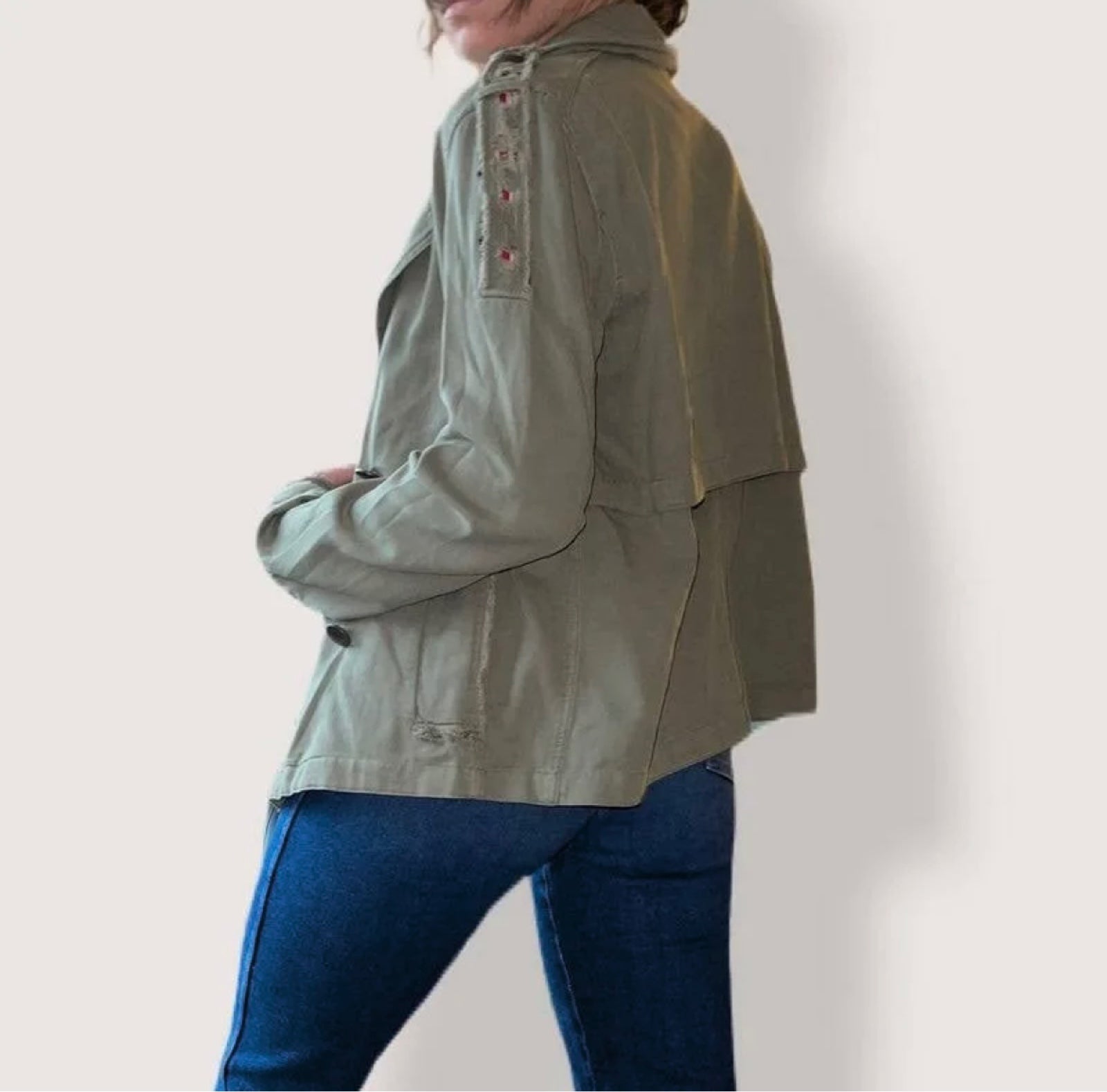 Zara Tencel Military Jacket