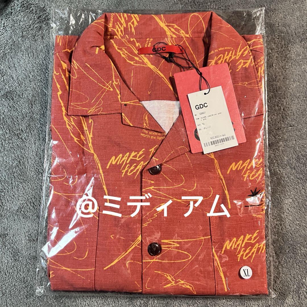 KJ × GDC All-Over Pattern Shirts XLサイズ