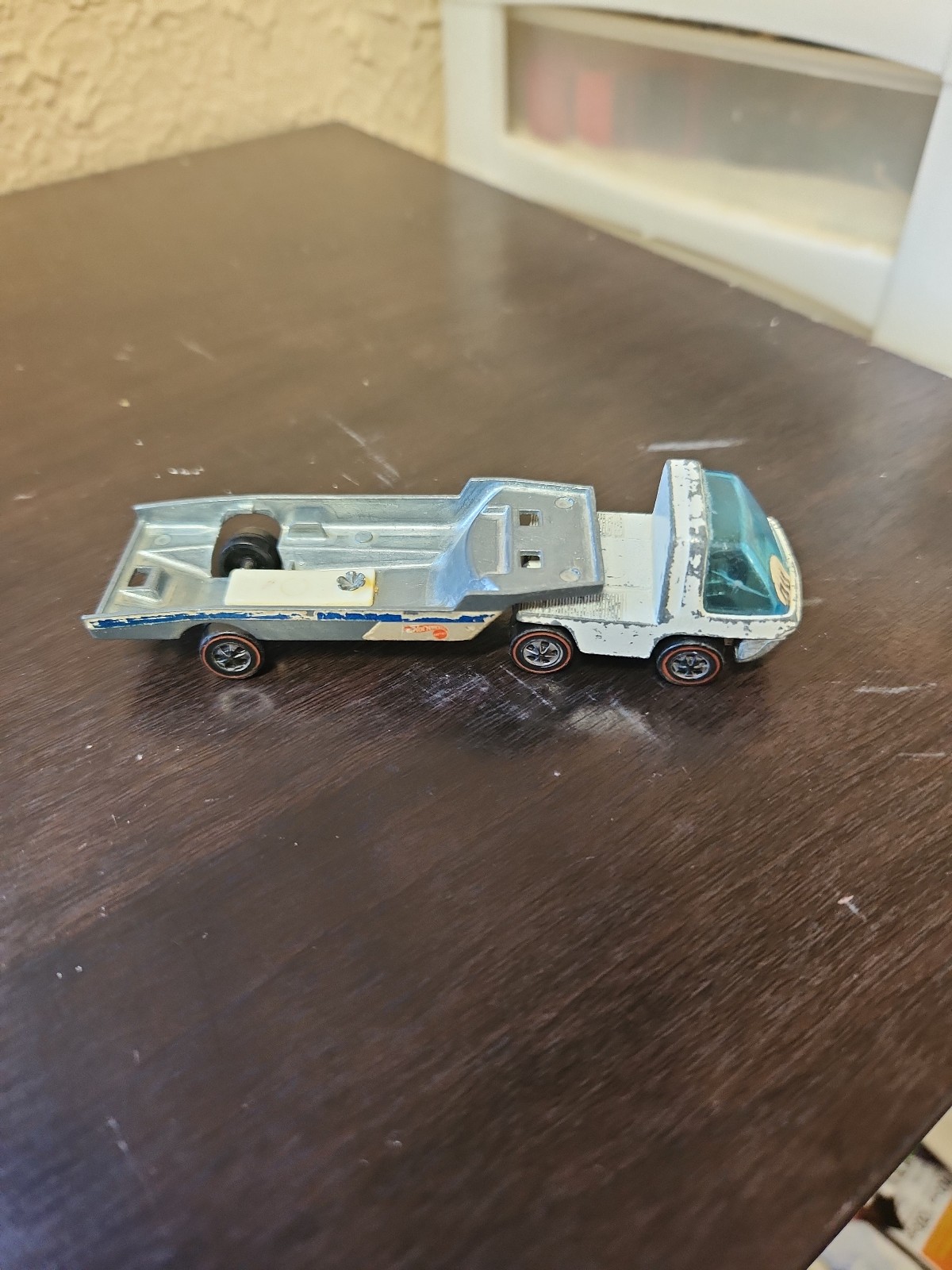 1969 Hot Wheels truck and trailor