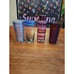 18oz 20oz Starbucks Confetti Stripes Clear Glass Tumbler Water