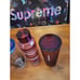 18oz 20oz Starbucks Confetti Stripes Clear Glass Tumbler Water
