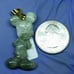 Burmese icy type A jadeite jade pendant.