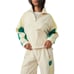 Free People Movement Arena Stripe S Colorblock Half-Zip Pullover