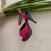 Lot Of 6 Vintage Ceramic High Heels Women’s Shoes Ornaments