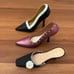 Lot Of 6 Vintage Ceramic High Heels Women’s Shoes Ornaments