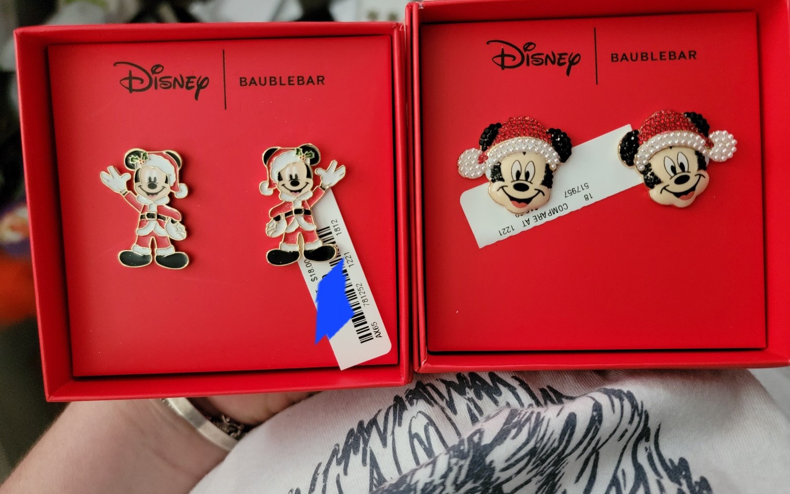 Brand new disney baublebar earrings