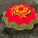 Hand-made Vibrant Southwest Style Crochet Round Pillow Cover - 16 Diameter