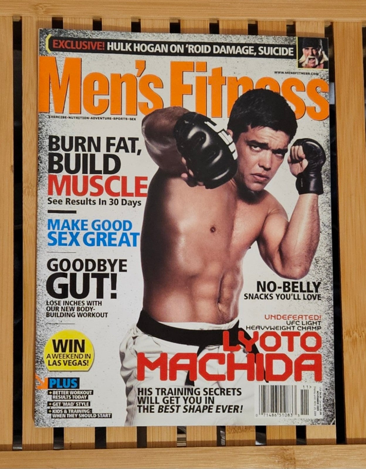 Men's Fitness Magazine Lyoto Machida November 2009 NEW