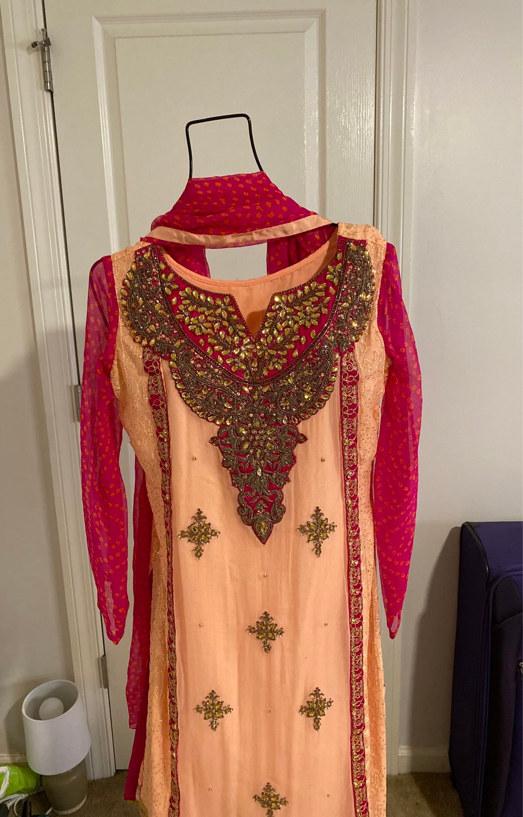 Pink Bandini Shalwar Kameez