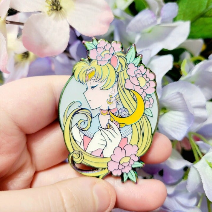 Sailor Moon Enamel Pin (Pastel Rainbow) ***LIMITED*** IN HAND!!!