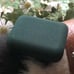 Vintage men’s Ariki Nephrite jade 22kt gold plated cuff links NIB