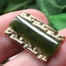 Vintage men’s Ariki Nephrite jade 22kt gold plated cuff links NIB