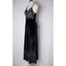 Vtg Y2K Helios Maxi Dress XS Velvet Witchy Goth Whimsigoth Fairy Grunge Floral