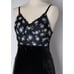 Vtg Y2K Helios Maxi Dress XS Velvet Witchy Goth Whimsigoth Fairy Grunge Floral
