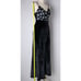 Vtg Y2K Helios Maxi Dress XS Velvet Witchy Goth Whimsigoth Fairy Grunge Floral