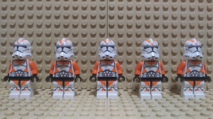 Lego Star Wars 212th phase 2 (Lot of 5)