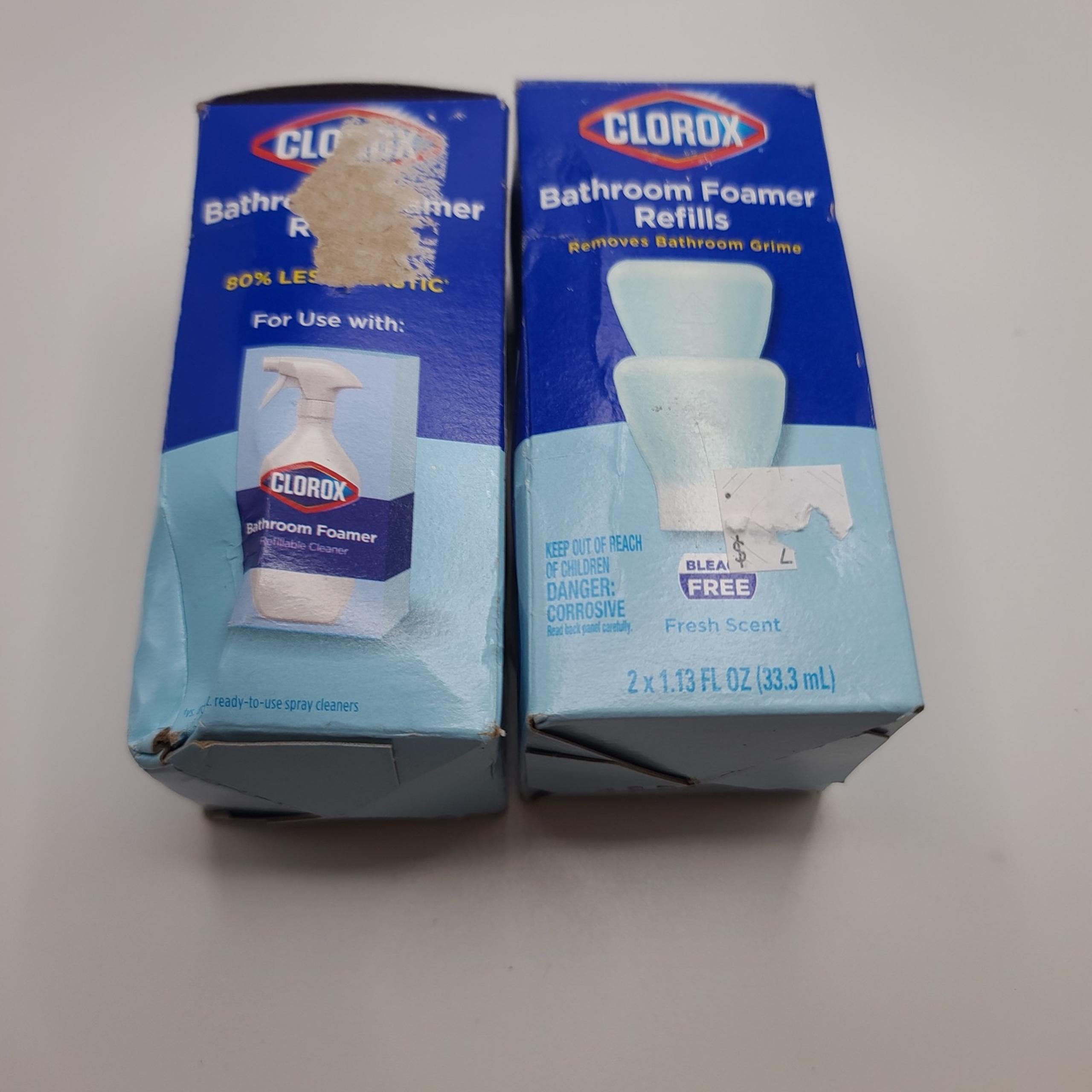 Clorox Foaming Bathroom Cleaner Refills - 2 Packs Of 2