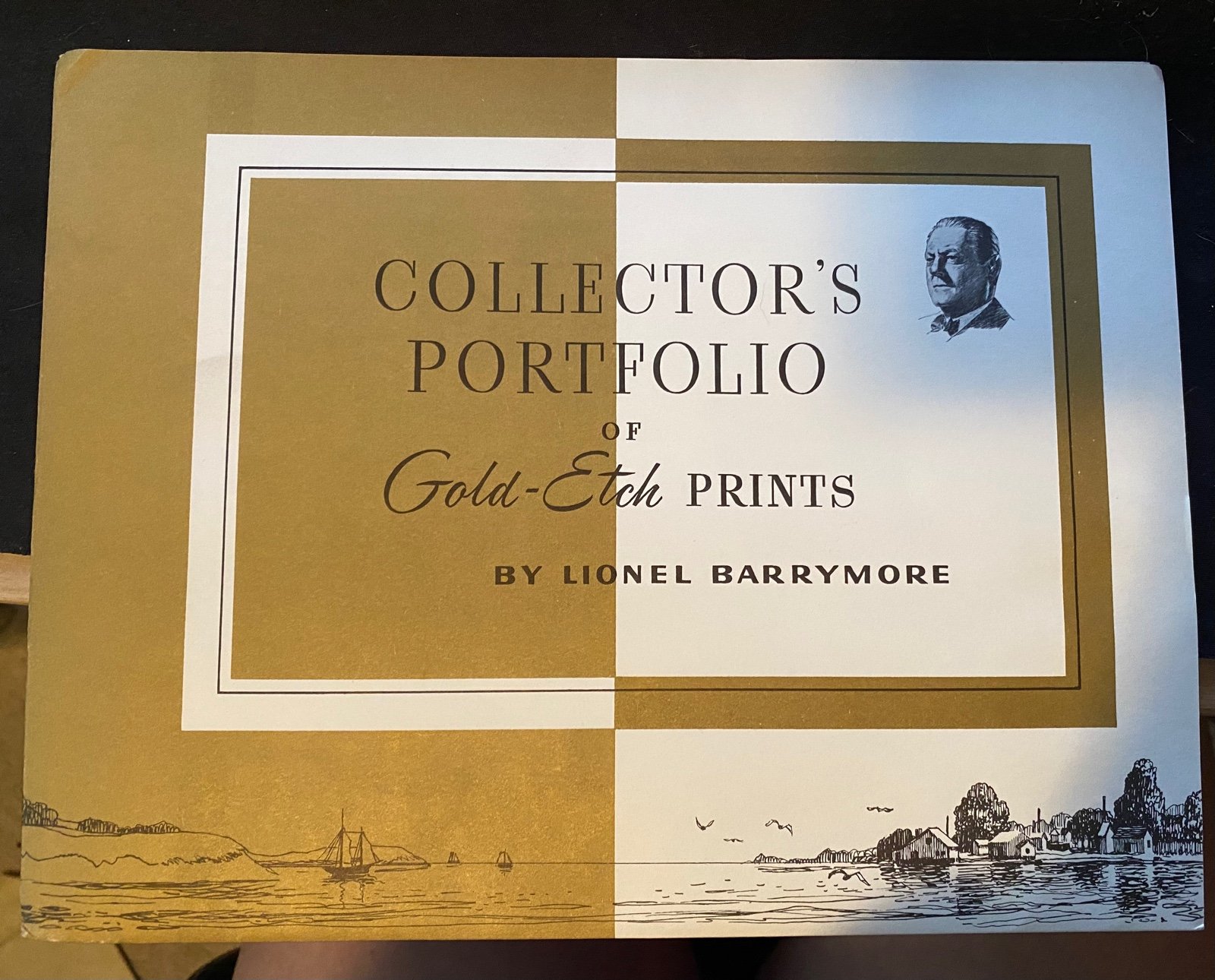 Gold etch prints