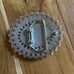 Rustic Silver Rhinestone Belt Buckle Oval Shape