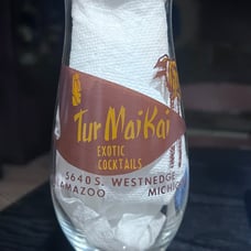 Vintage Tur Mai Kai Hurricane Glass