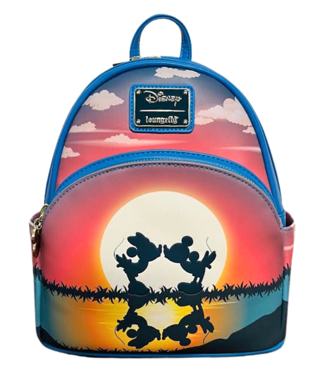 NWT Mickey Minnie Sunset Kiss Mini Backpack