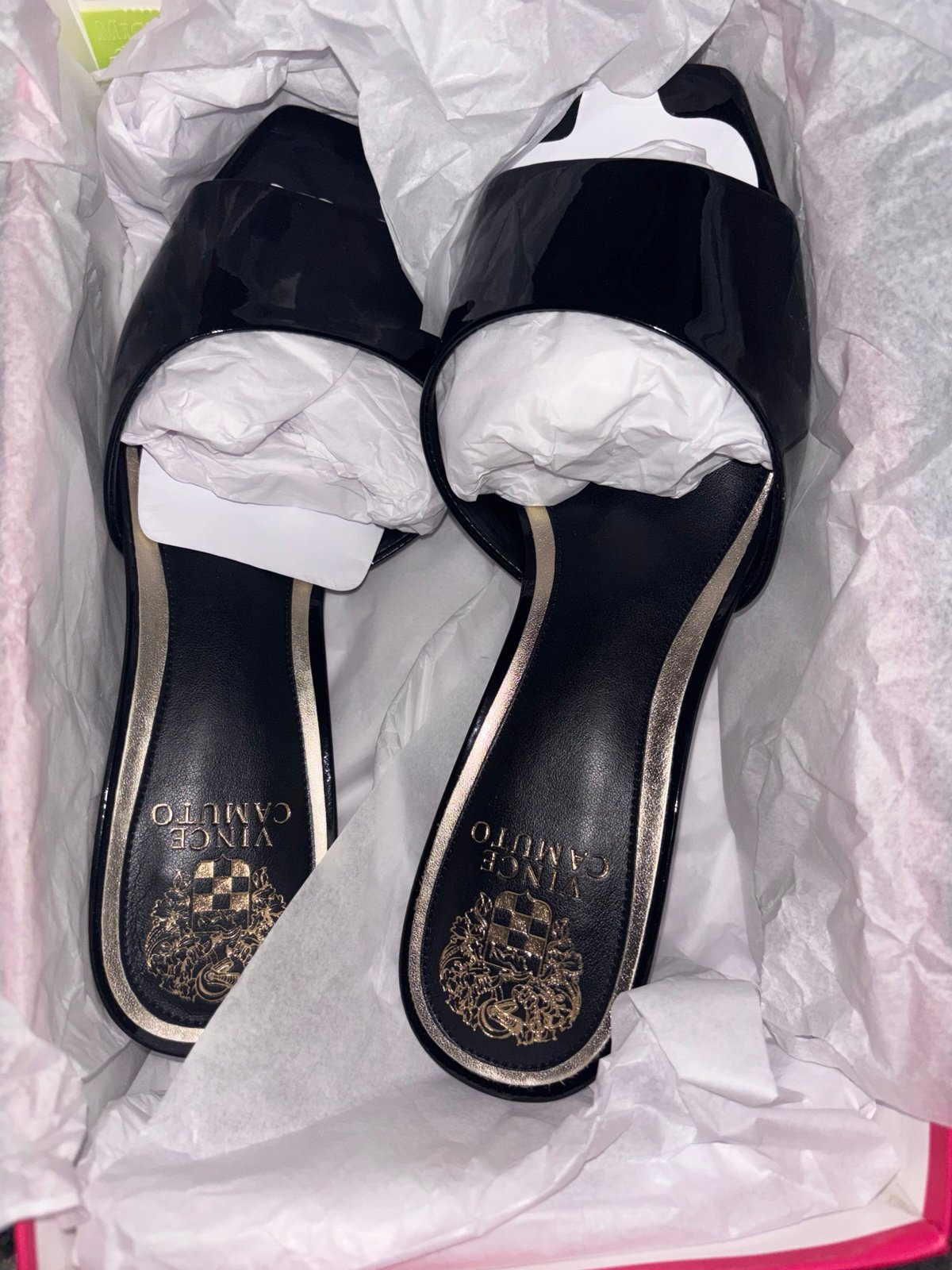 Black Vince Camuto Faiza Sandals