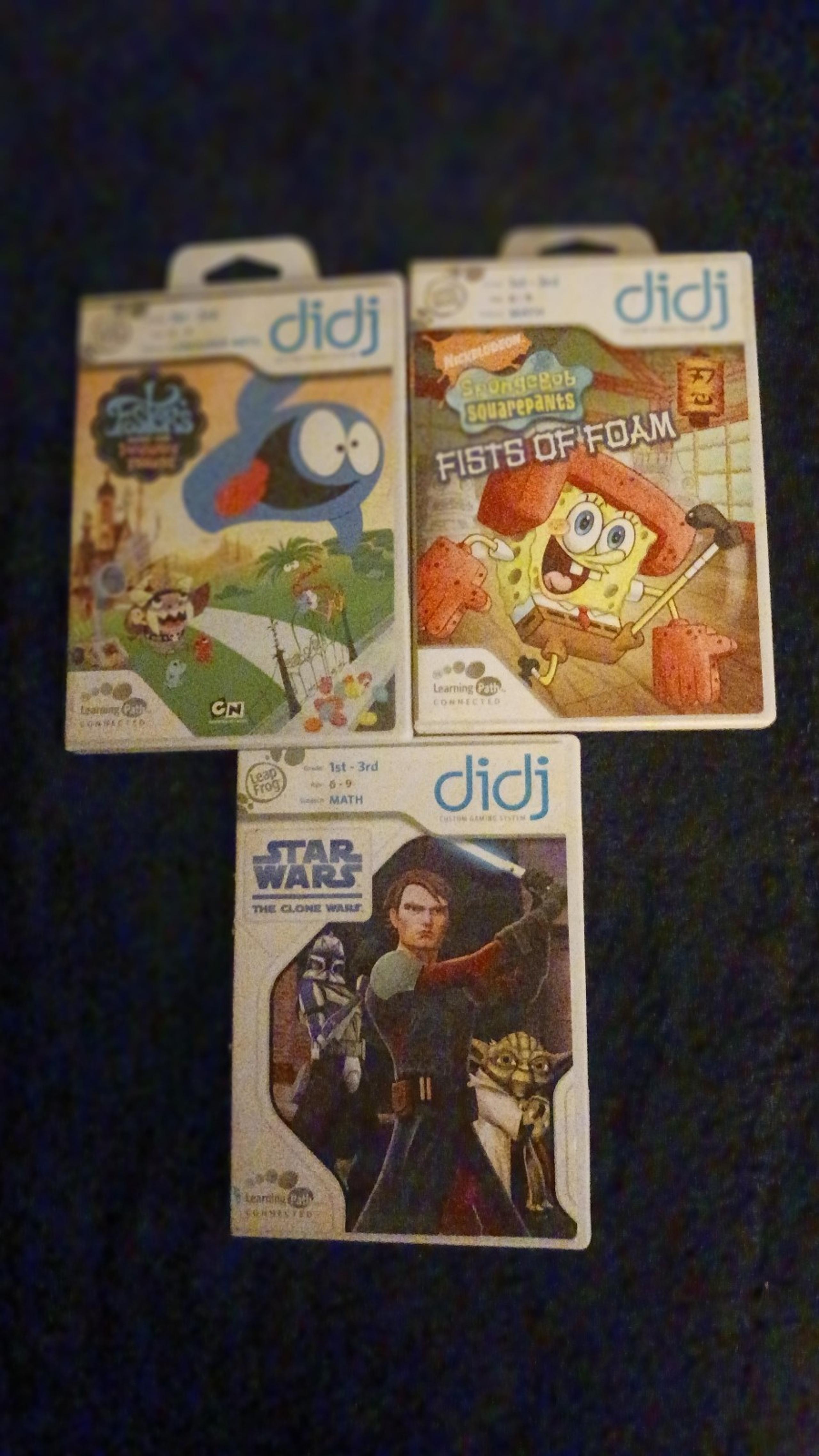 3 Leap Frog Didj game bundle