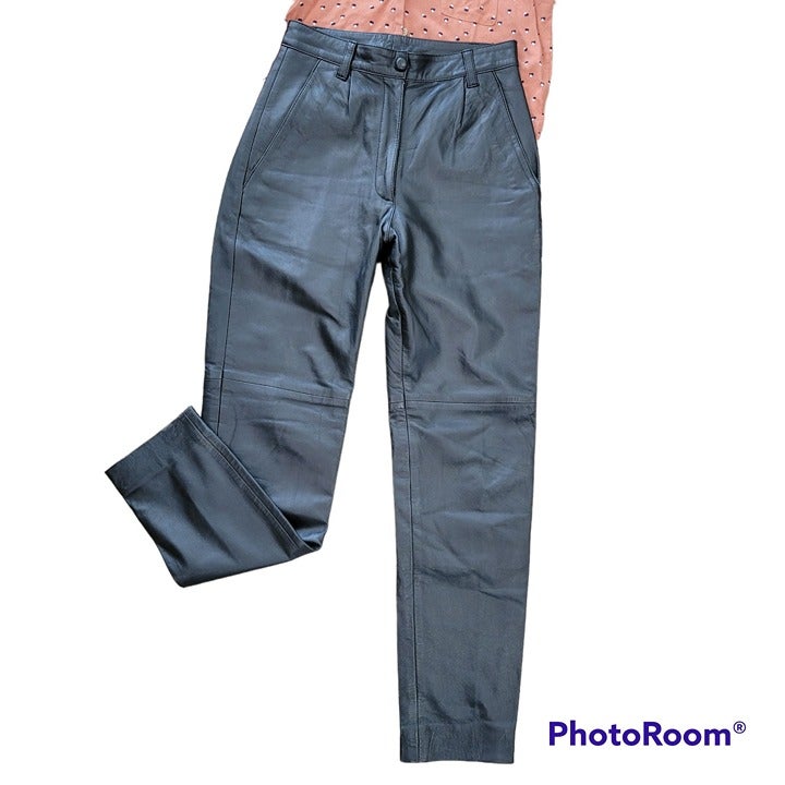 Vintage Tomahawk Exclusive Product leather pants, 14 waist