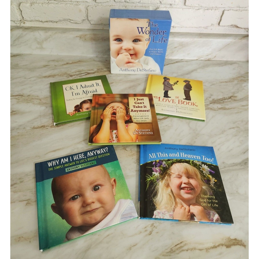 The Wonder of Life RARE Book Set for Kids Adults Hardcover by Anthony DeStefano