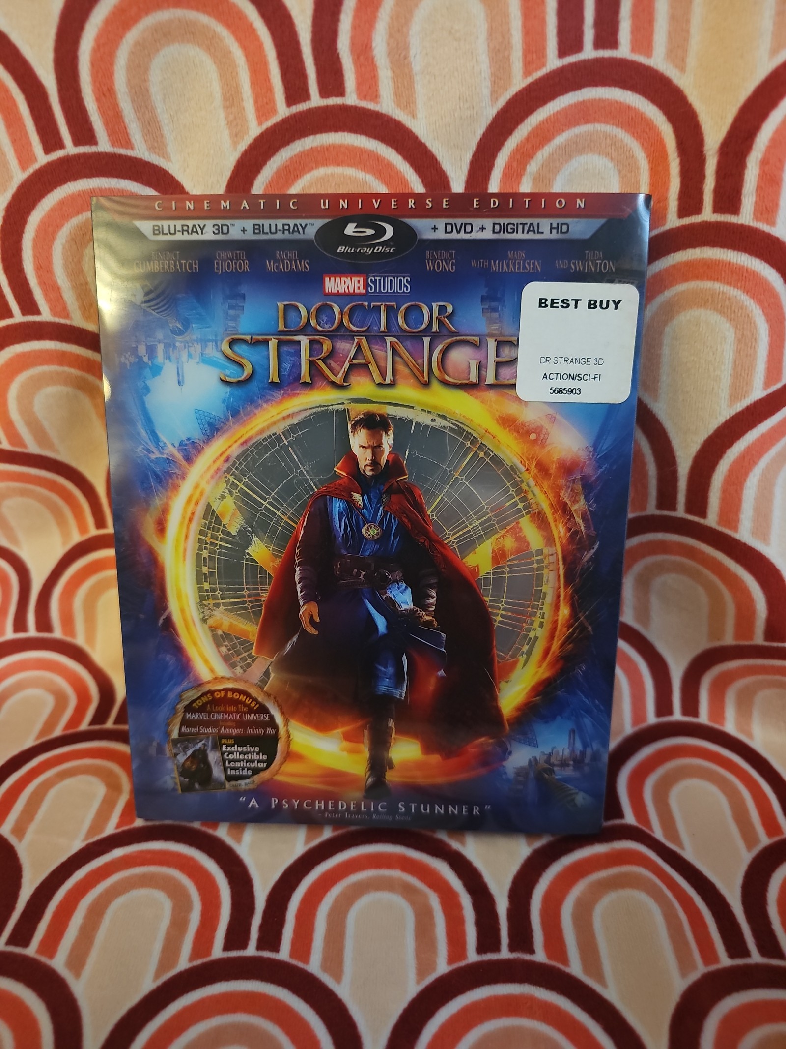 Dr Strangle 3D bluray 3 disc set with slipcover and digital code