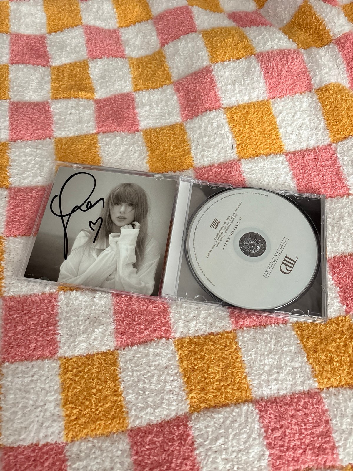 Taylor Swift TTPD signed