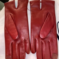 ✨New✨ Coach Leather Tech Driving Gloves 7 1/2 Cherry Red