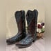 Ariat Chocolate & Turquoise Leather Woman’s Cowboy Boots Style 10008754 size 7B