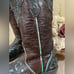 Ariat Chocolate & Turquoise Leather Woman’s Cowboy Boots Style 10008754 size 7B