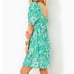 New Lilly Pulitzer Women's Delaney Short Sleeve Dress - Botanical Green Safari S
