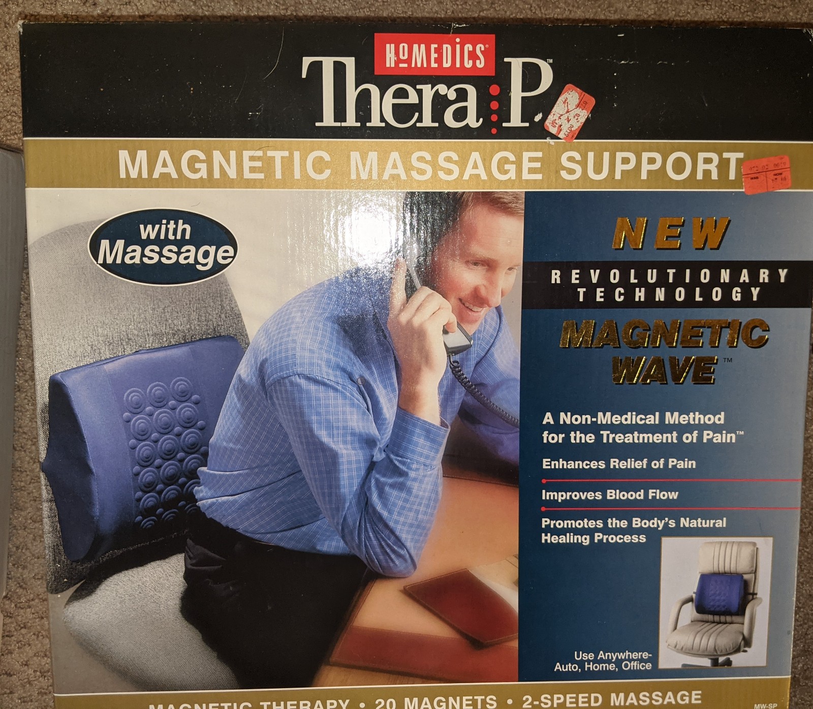 Homedics Thera P Magnetic Massage Support