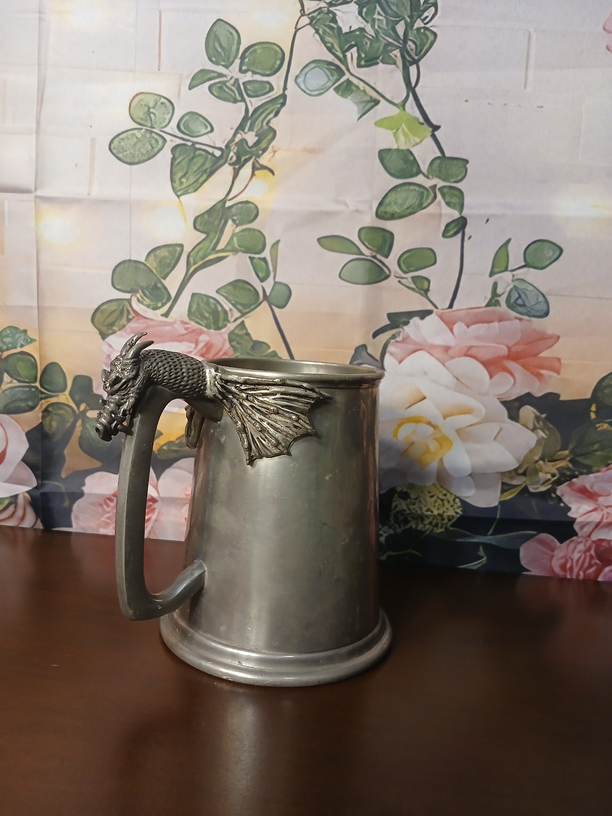Antique 1932 Pewter Beer Stein