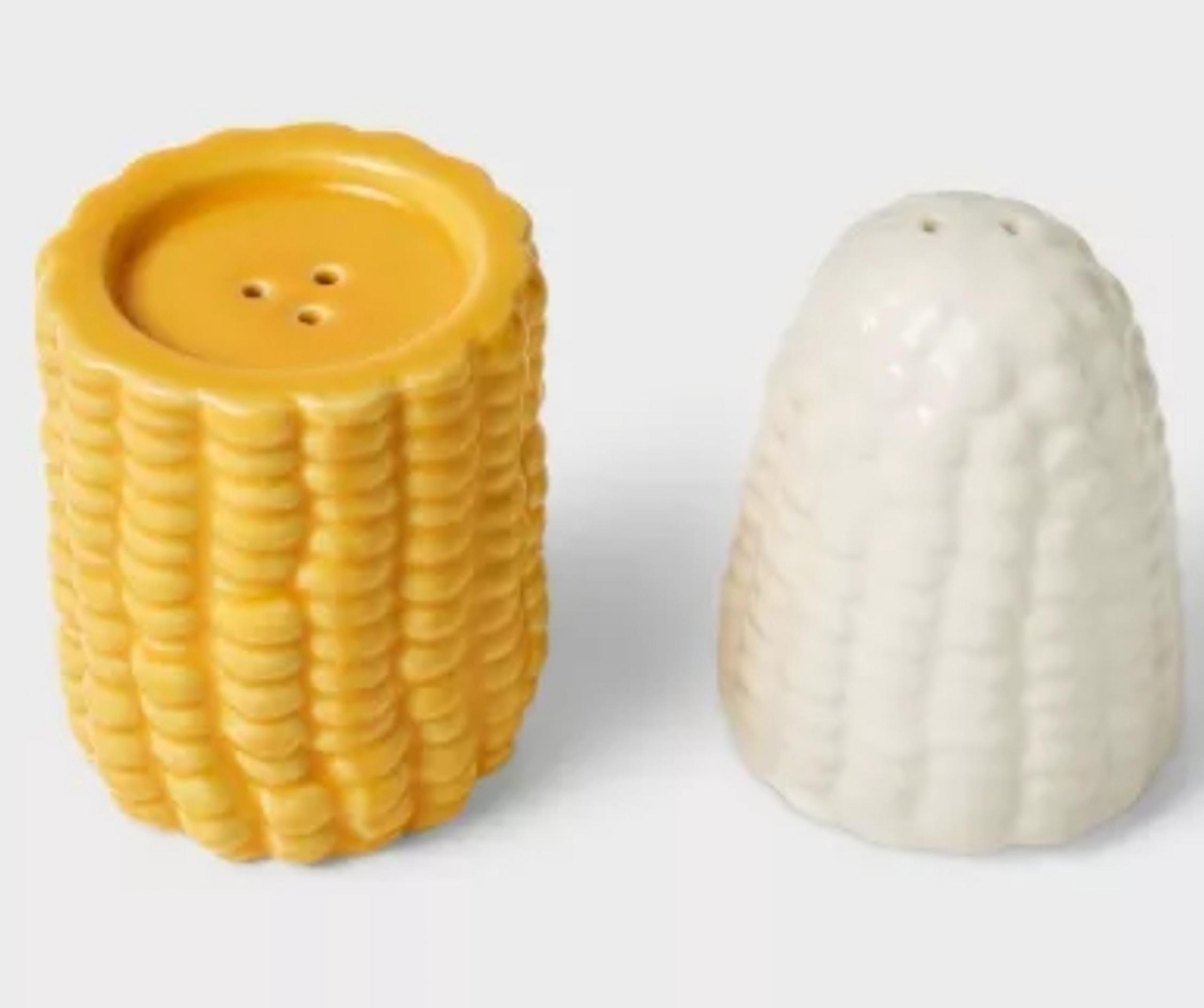 NIB Corn Salt & Pepper Shakers by Tabitha Brown