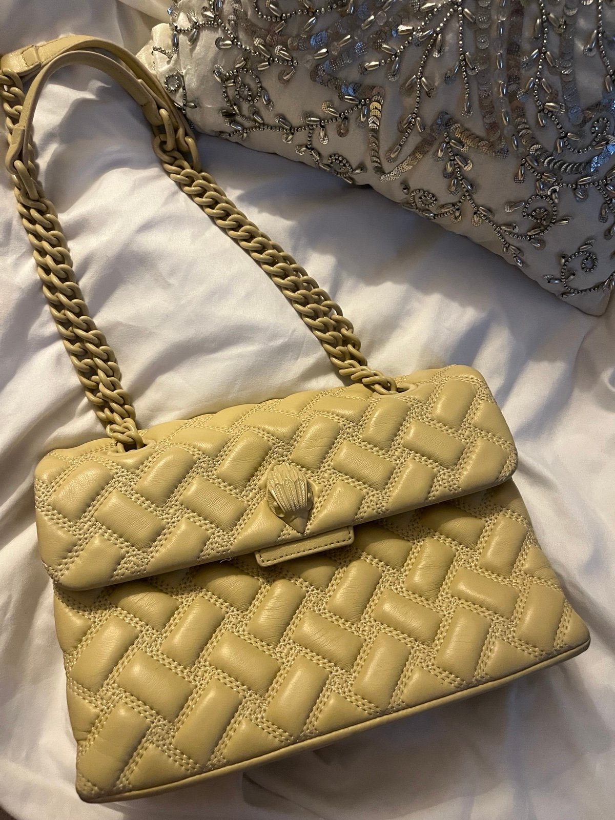 Kurt Geiger Cream Kensington Bag